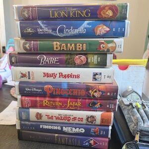 Lot Set Of 10 Disney Movies